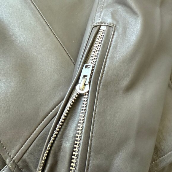 Leather Biker Jacket - Picture 4 of 6